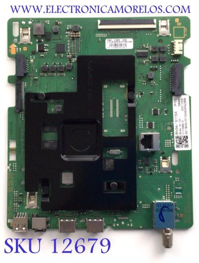 MAIN PARA SMART TV SAMSUNG 4K RESOLUCION (3840 X 2160) / NUMERO DE PARTE BN94-16115X / BN41-02852A-001 / BN97-17445F / BN9416115X / 16115X / DISPLAY HV750QUB-F9B / MODELO UN75TU7000FXZA BE11